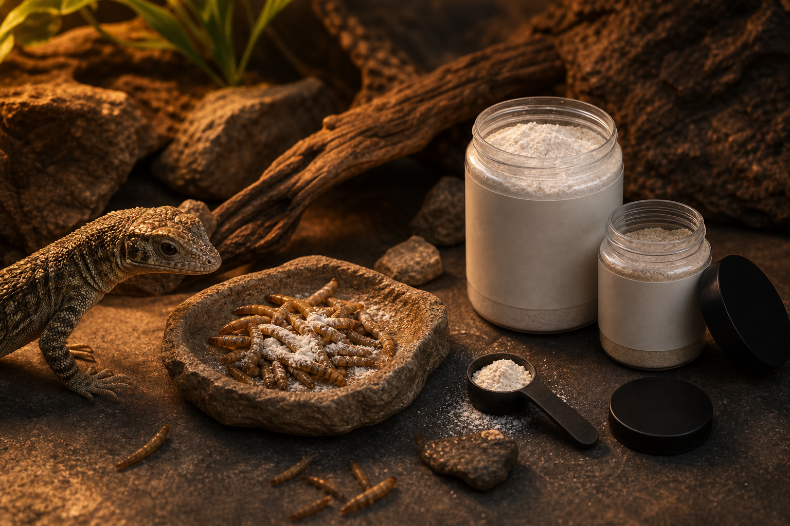 Calcium et vitamines pour reptile — comment s'y retrouver ?