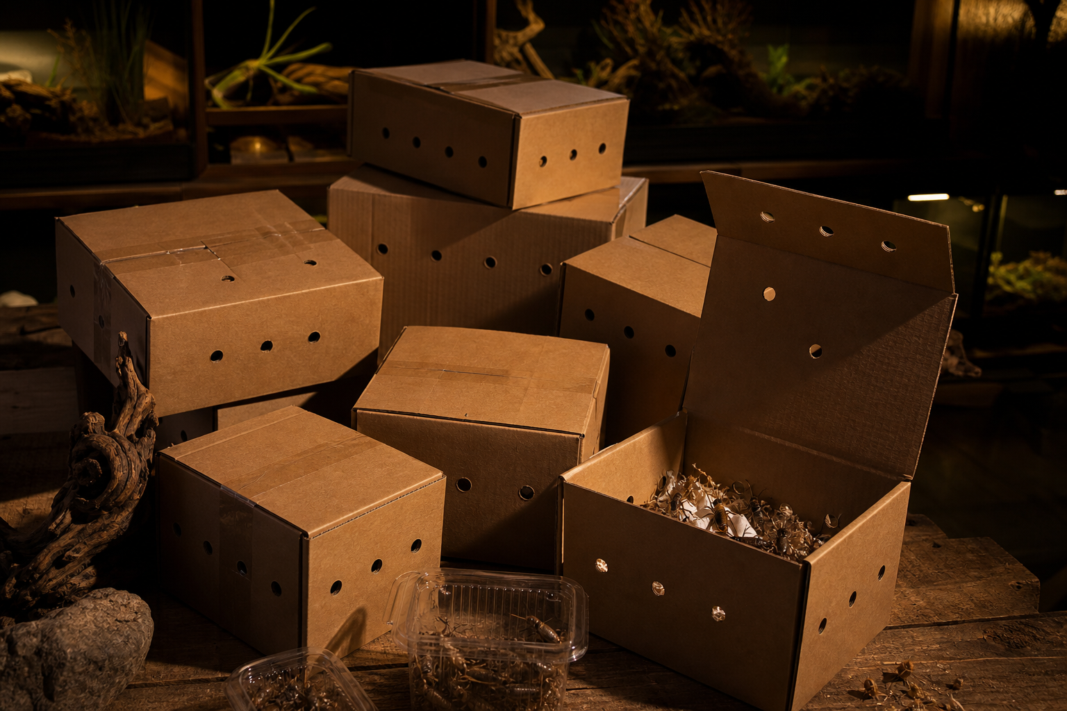 Comment vendre des insectes vivants