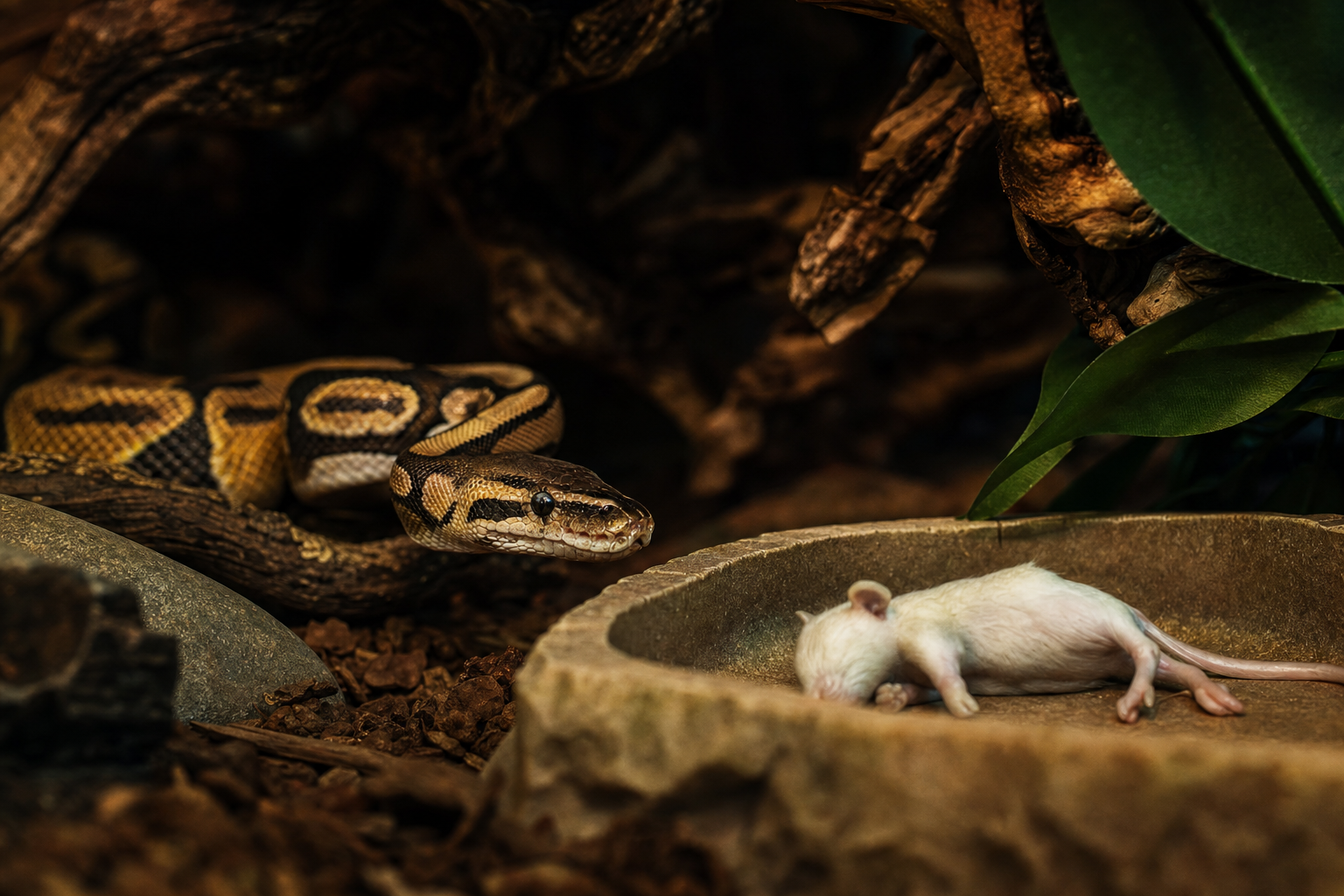 Pourquoi mon reptile refuse de manger ?